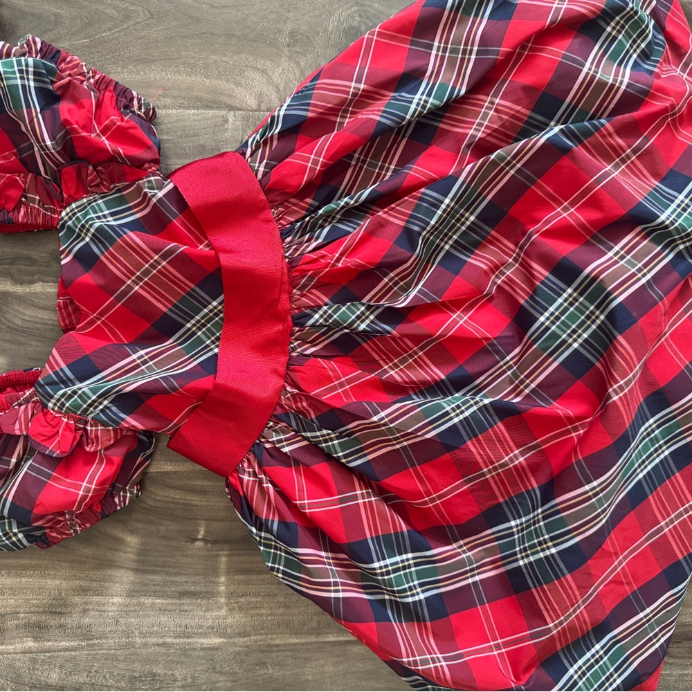 Janie and Jack Red Ruffled Sundress